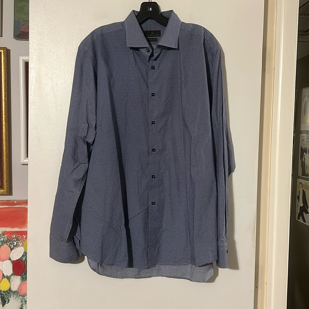 Ike Behar 100% cotton mens long sleeve shirt